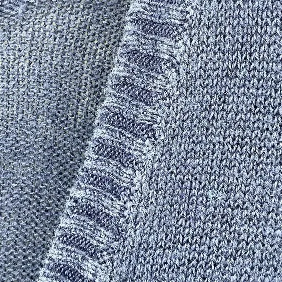 EILEEN FISHER Sweater XL Organic Linen Boxy V-Neck Pullover Jumper Blue - Picture 6 of 11